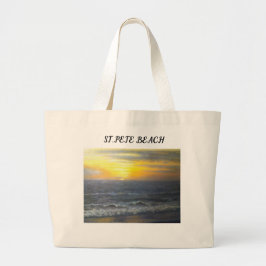 "ST. PETE BEACH TOTE BAG" JUMBO STOFFBEUTEL