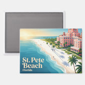 St. Pete Beach USA Magnet (Vorderseite/Rückseite)