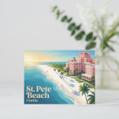 St. Pete Beach USA Postkarte (Stehend Vorderseite)