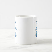 St. Pete Florida Beach Vacation Tribal Dolphins Kaffeetasse (Mittel)