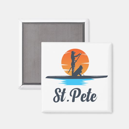 St Pete Magnet (Vorderseite/Rückseite)