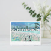 St. Pete Postcard Postkarte (Stehend Vorderseite)