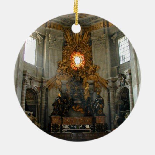 St Peter Basilika-Ansichten Keramikornament (Hinten)