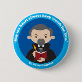 St Peter Canisius Button (Vorderseite)
