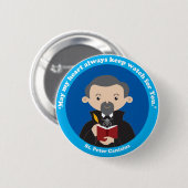 St Peter Canisius Button (Vorne & Hinten)