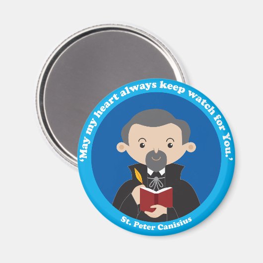 St. Peter Canisius Magnet (Vorderseite/Rückseite)