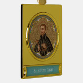 St. Peter Claver (BK 058) Banner-Ornament Gold (Rechts)
