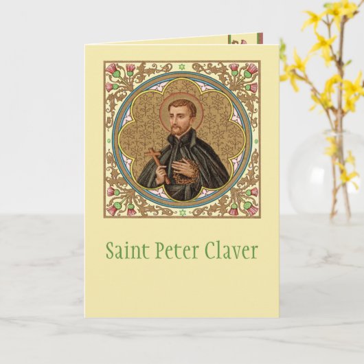 St. Peter Claver (BK 058) Karte (Gelbe Blume)