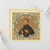 St. Peter Claver (BK 058) Karte (Vorderseite/Rückseite Beispiel)