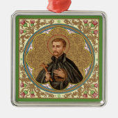 St. Peter Claver (BK 058) Ornament Aus Metall (Vorne)