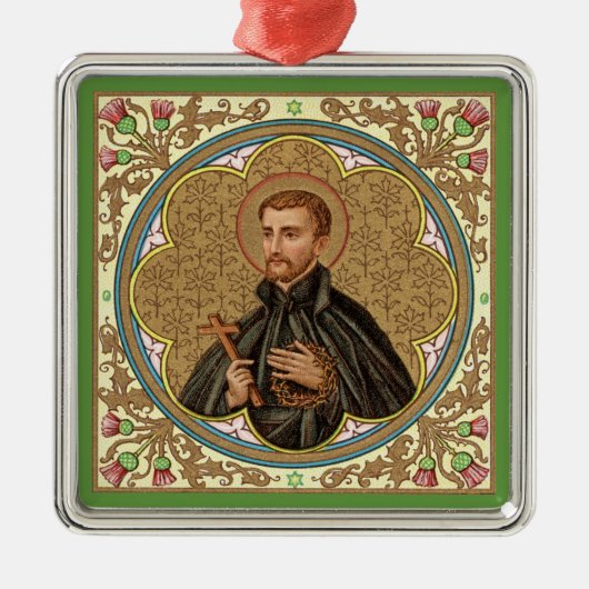 St. Peter Claver (BK 058) Ornament Aus Metall (Vorne)