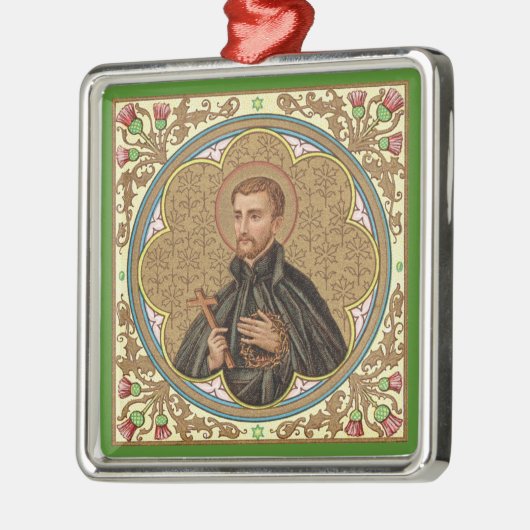 St. Peter Claver (BK 058) Ornament Aus Metall (Links)