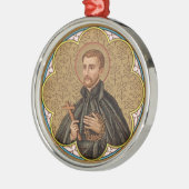 St. Peter Claver (BK 058) Ornament Aus Metall (Links)