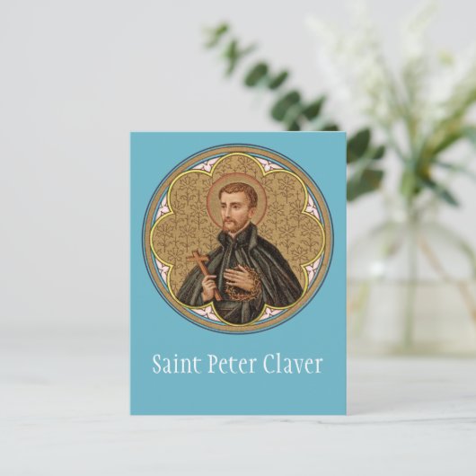 St. Peter Claver (BK 058) Postkarte (Stehend Vorderseite)