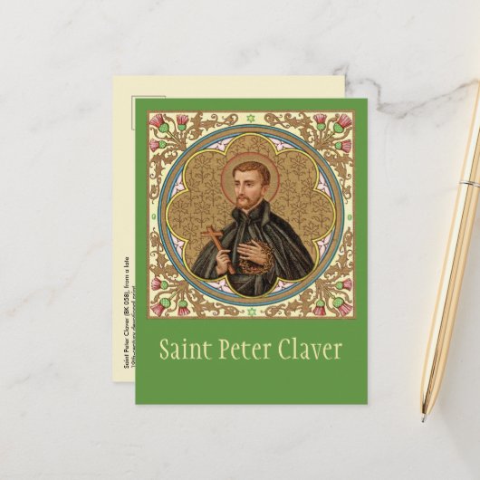 St. Peter Claver (BK 058) Postkarte (Vorderseite/Rückseite Beispiel)