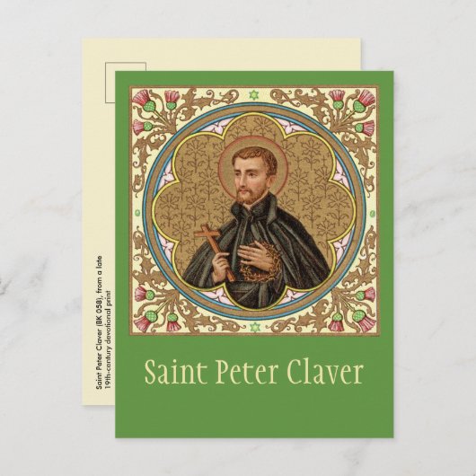 St. Peter Claver (BK 058) Postkarte (Vorne/Hinten)