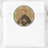 St. Peter Claver (BK 058) Runder Aufkleber (Tasche)
