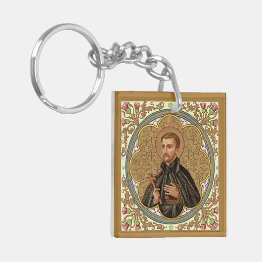 St. Peter Claver (BK 058) Square Schlüsselanhänger (Vorderseite links)