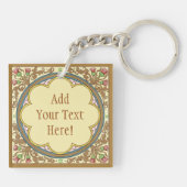 St. Peter Claver (BK 058) Square Schlüsselanhänger (Rückseite)