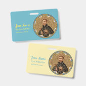 St. Peter Claver (BK 058; Stil 1) Ausweis (Vorder- & Rückseite)