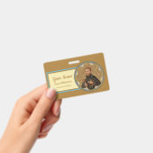 St. Peter Claver (BK 058; Stil 2) Ausweis (Handheld)