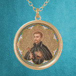 St. Peter Claver (BK 058) Vergoldete Kette<br><div class="desc">Peter Claver (1580-1654) war ein spanischer Jesuitenpriester und Missionar. Im Jahr 1610 bot St. Peter Freiwilligendienst im Neuen Königreich Granada auf dem amerikanischen Kontinent an, zu dem das heutige Panama, Kolumbien und Venezuela gehörten. Dort arbeitete er 40 Jahre lang bei Sklaven, als sie in Cartagena ankamen, einem wichtigen Drehkreuz im...</div>