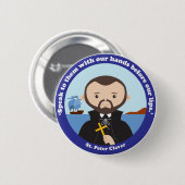 St. Peter Claver Button (Vorne & Hinten)