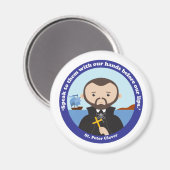 St. Peter Claver Magnet (Vorderseite/Rückseite)