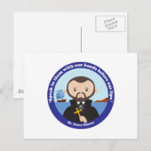 St. Peter Claver Postkarte (Vorne/Hinten)