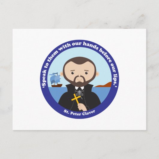 St. Peter Claver Postkarte (Vorderseite)