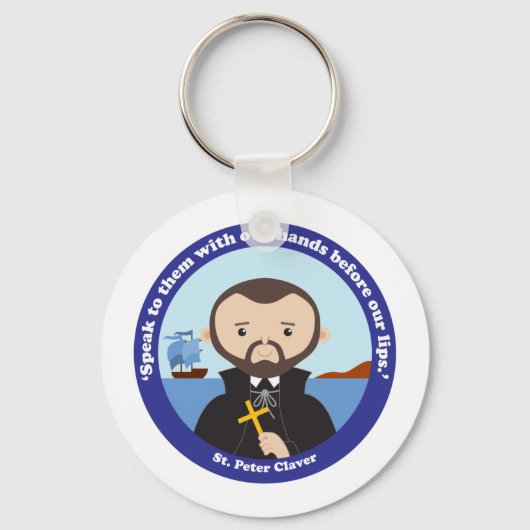 St. Peter Claver Schlüsselanhänger (Vorderseite)