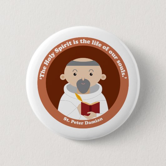 St. Peter Damian Button (Vorderseite)