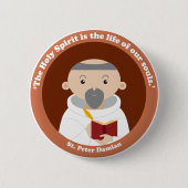 St. Peter Damian Button (Vorderseite)