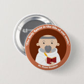St. Peter Damian Button (Vorne & Hinten)