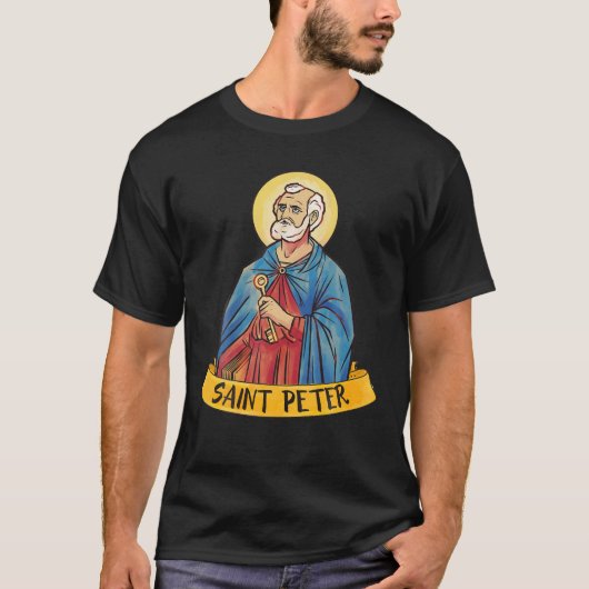 St. Peter der Apostel hält für das Königreich Kath T-Shirt (Vorderseite)