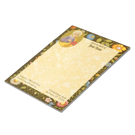 St. Peter der Apostel (PM 07) 11"x8.5" Notizblock (angewinkelt)