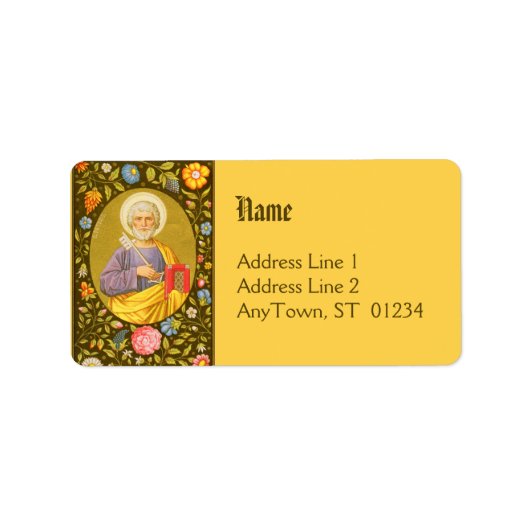 St. Peter der Apostel (PM 07) FB Add Label 2b Adressaufkleber (Vorne)