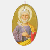 St. Peter der Apostel (PM 07) Keramik Ornament (Links)