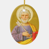 St. Peter der Apostel (PM 07) Keramik Ornament (Vorne)