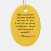 St. Peter der Apostel (PM 07) Keramik Ornament (Hinten)