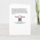 St. Peter der Apostel (RLS 14) Leere Grußkarte Karte (Rückseite)