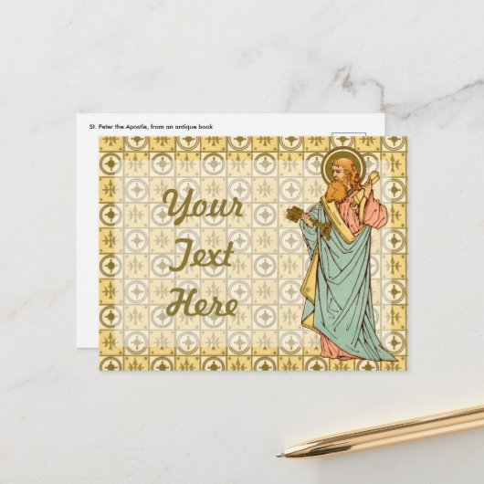 St. Peter der Apostel (RLS 14) Postkarte 1 (Vorderseite/Rückseite Beispiel)