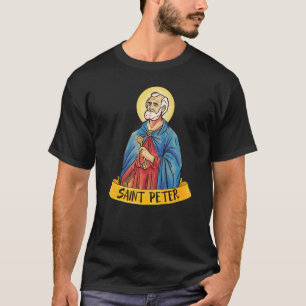 St Peter Der Apostel Schlüssel Zum Königreich Kath T-Shirt