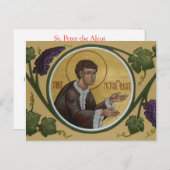 St. Peter, die Aleut-Gebetskarte Postkarte (Vorne/Hinten)