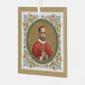 St. Peter Faber (BK 051; berühmtes Zitat) Ornament Aus Glas (Vorderseite links)