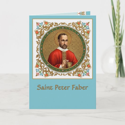 St. Peter Faber (BK 051) Leere Begrüßung/Anmerkung Karte (Vorderseite)