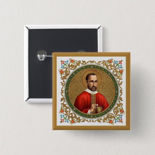St. Peter Faber (BK 051) Platz Button (Vorne & Hinten)