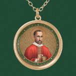 St. Peter Faber (BK 051) Round Vergoldete Kette<br><div class="desc">Für einen Mann, dem viele Ersten zugeschrieben wurden und der einer seiner drei Mitgründer ist, ist der Heilige Peter Faber (1506-1546) außerhalb der Jesuitenkreise nicht besonders bekannt. Zuerst war er alleiniger Mitbewohner der Uni St. Francis Xavier an der Universität Paris. Zu den Männern gesellte sich später St. Ignatius Loyola, ein...</div>