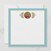 St. Peter Faber (BK 051) Square Gruß/Note Card (Rückseite)