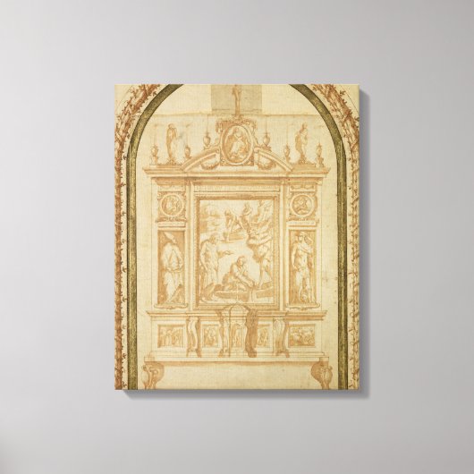 St. Peter Fishing, Studie für den Altar Leinwanddruck (Vorderseite)